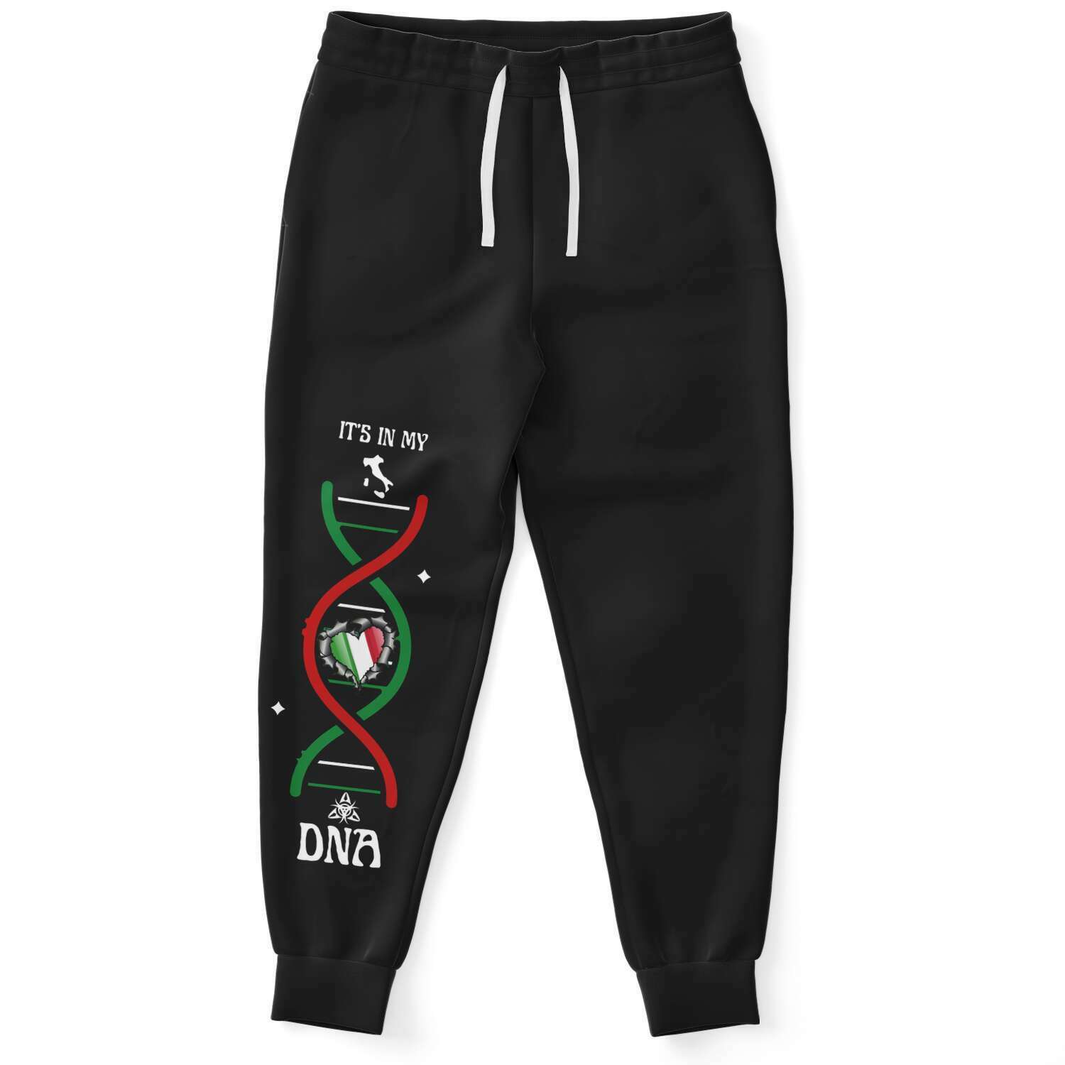 Italy DNA Flag Joggers