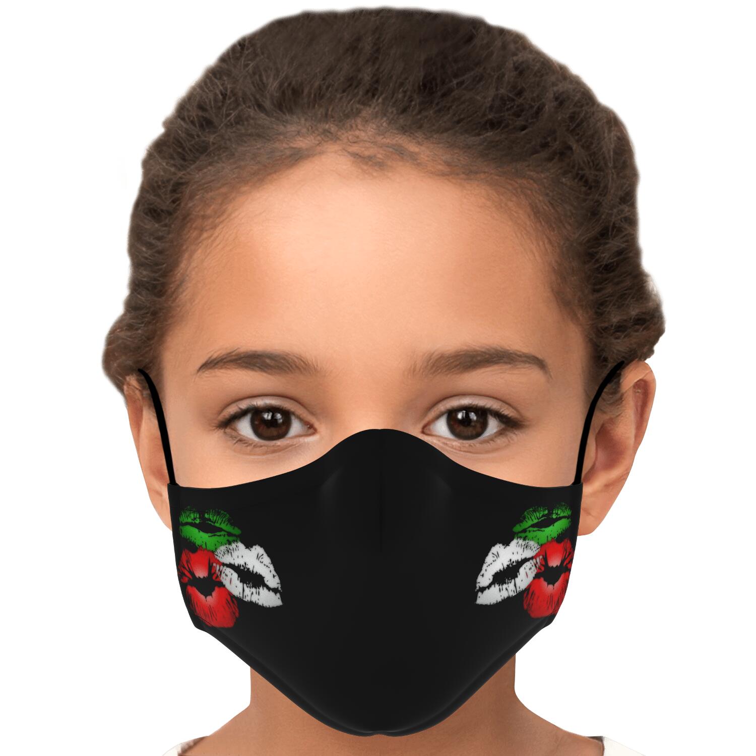 Italian Kisses Custom Face Mask + 2 PM 2.5 Filters