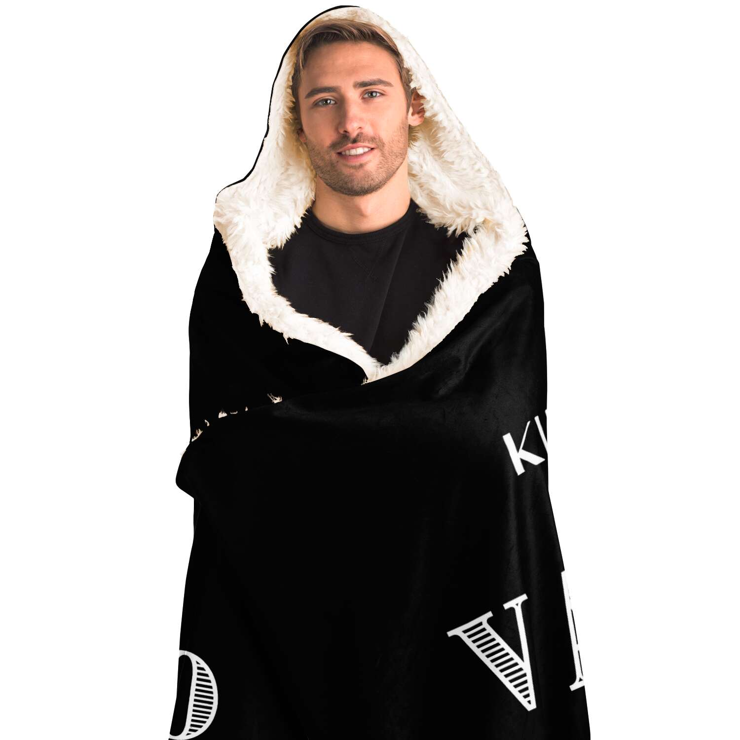 Vaffanculo Is My Wingman Hooded Blanket
