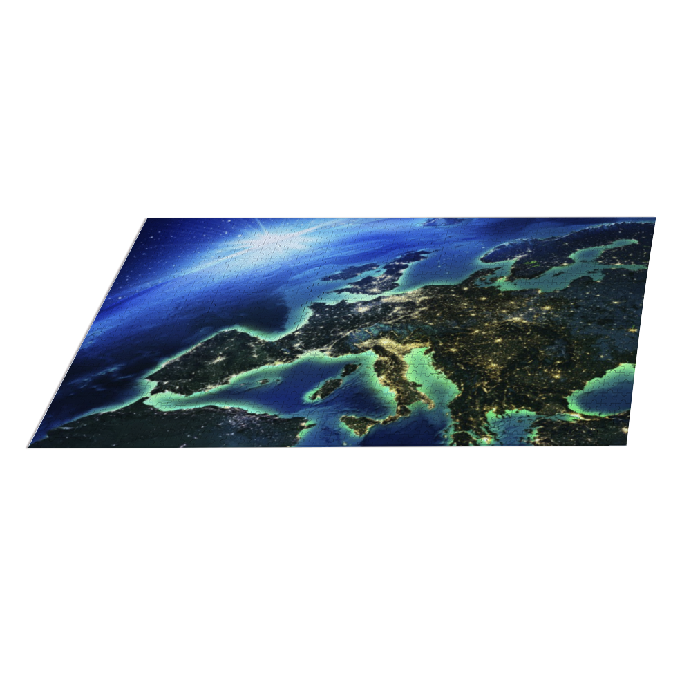 Italy From Space Jigsaw Puzzle 1000 Pieces