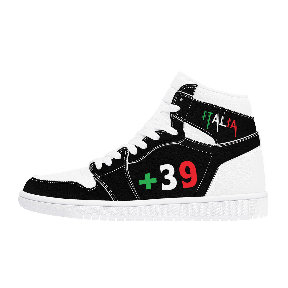 Italia +39 High Top Leather Sneaker