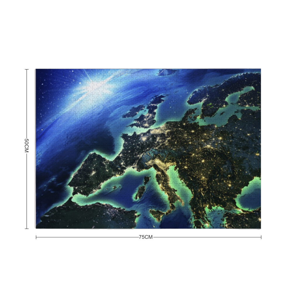 Italy From Space Jigsaw Puzzle 1000 Pieces