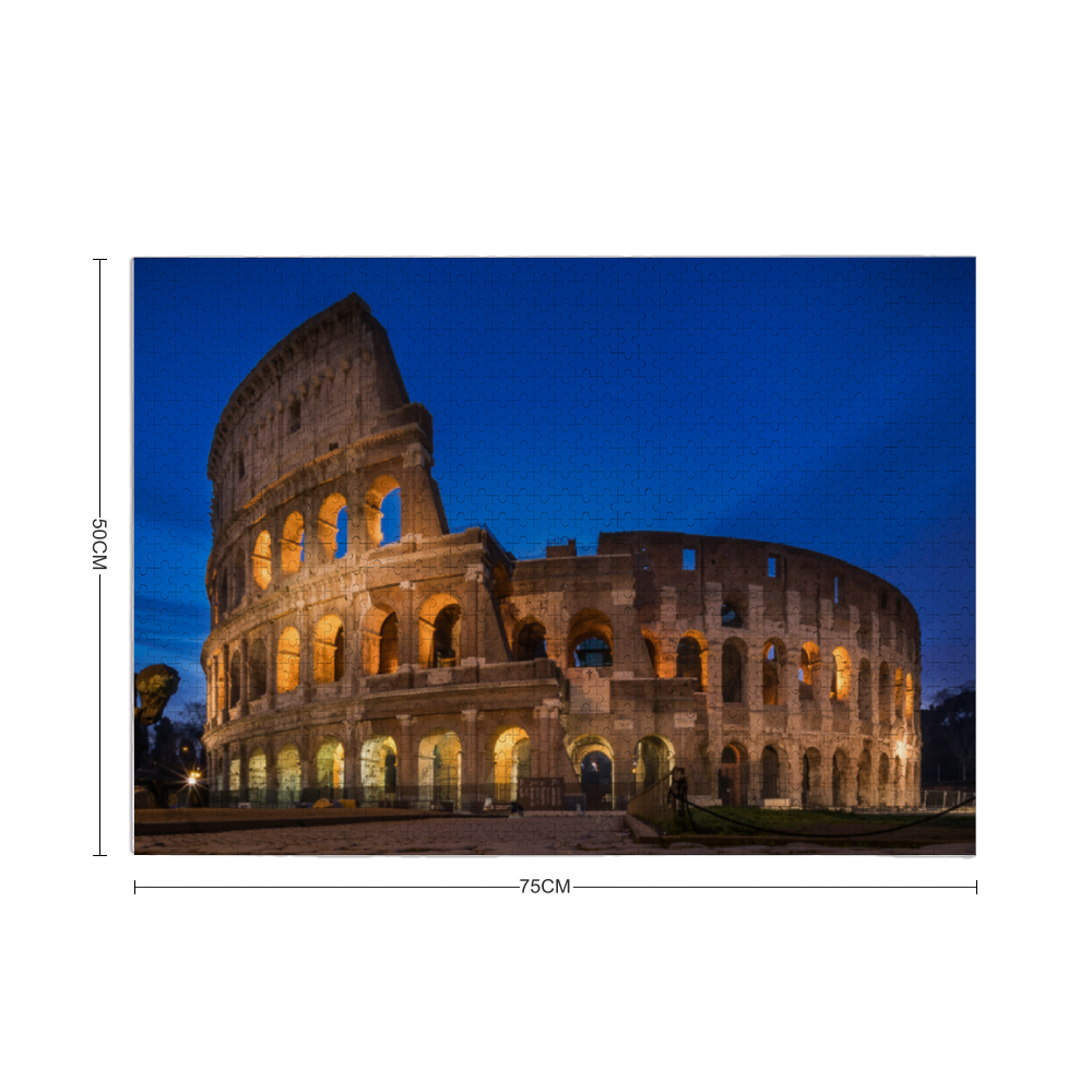 Rome Colosseum Jigsaw Wooden Puzzle 1000 Pieces