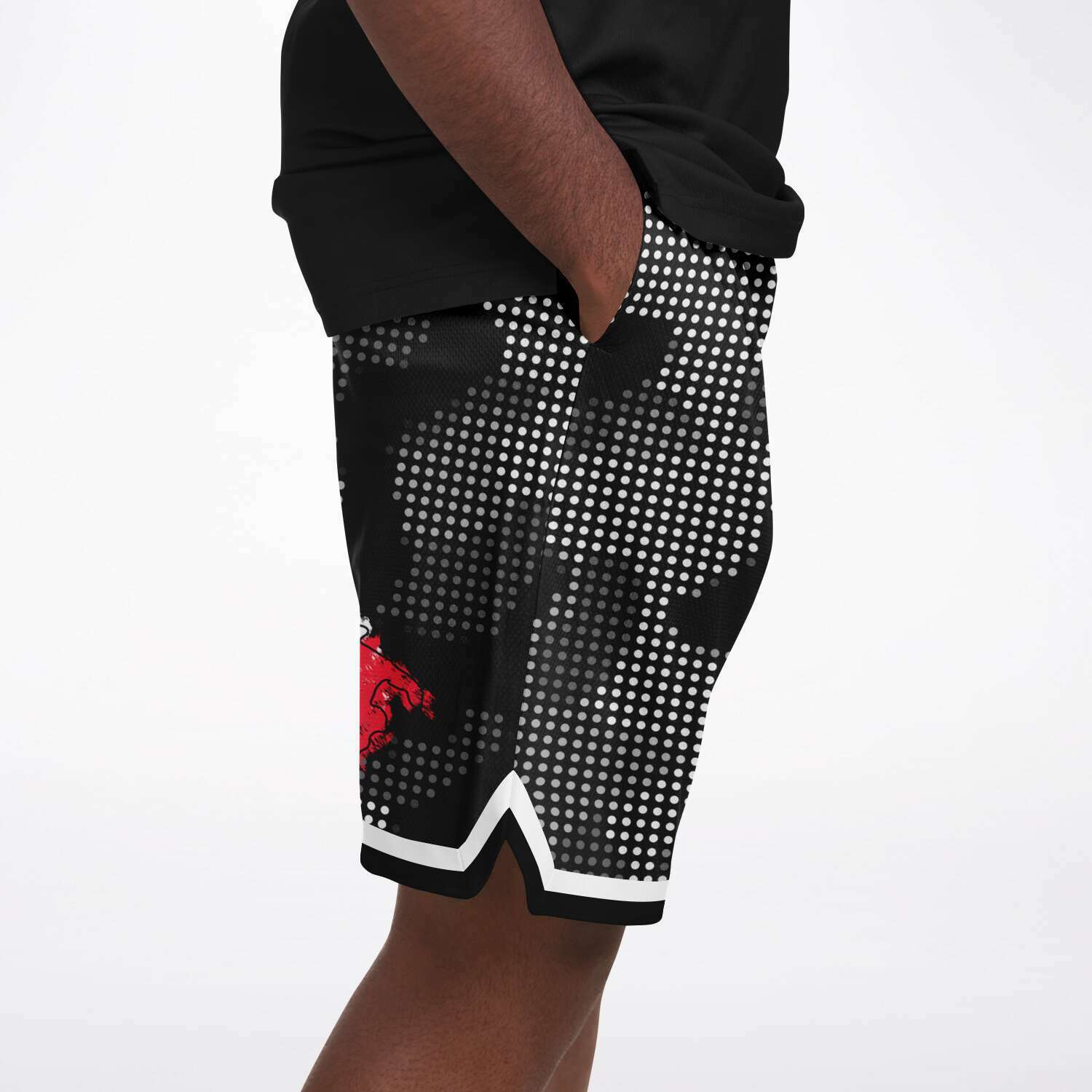 Italia Carbon Fiber Camo Basketball Shorts