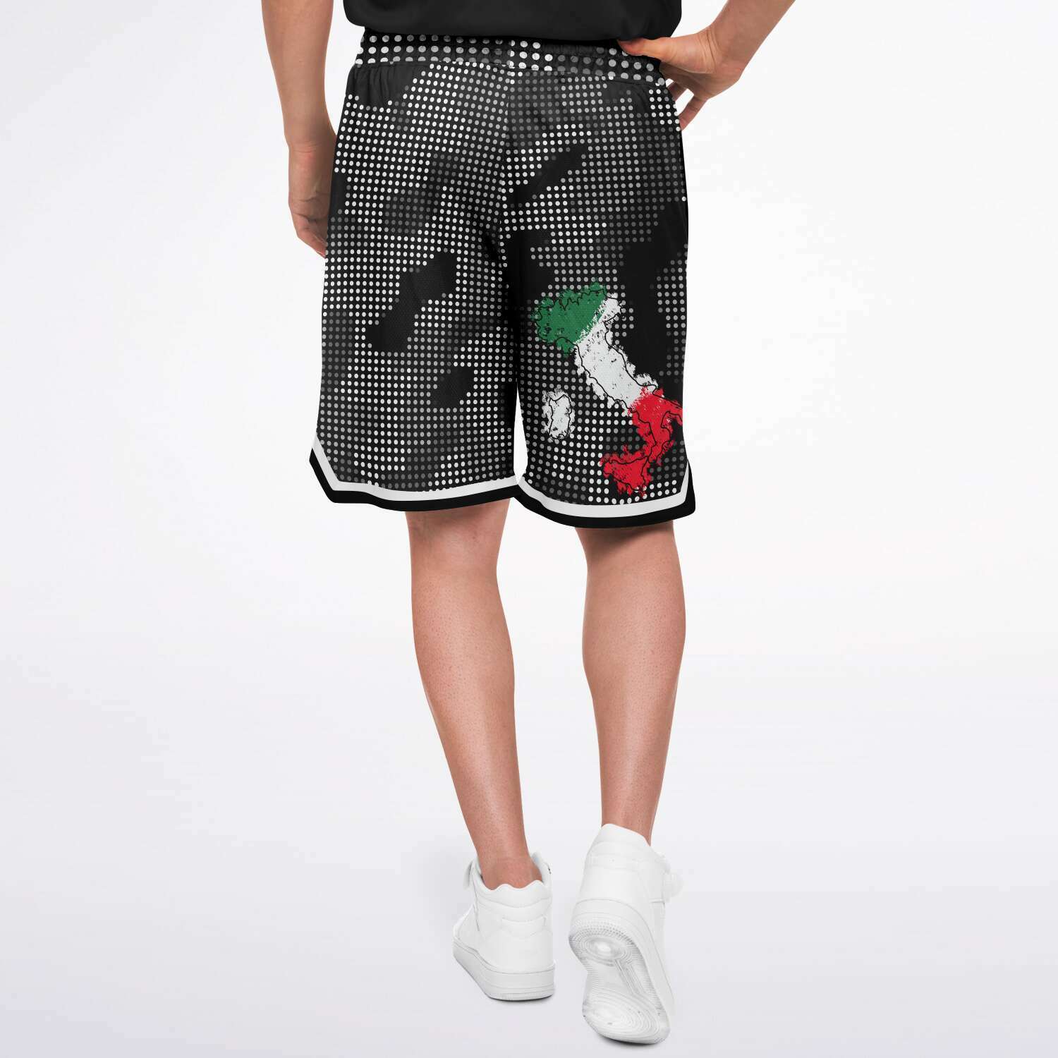 Italia Carbon Fiber Camo Basketball Shorts