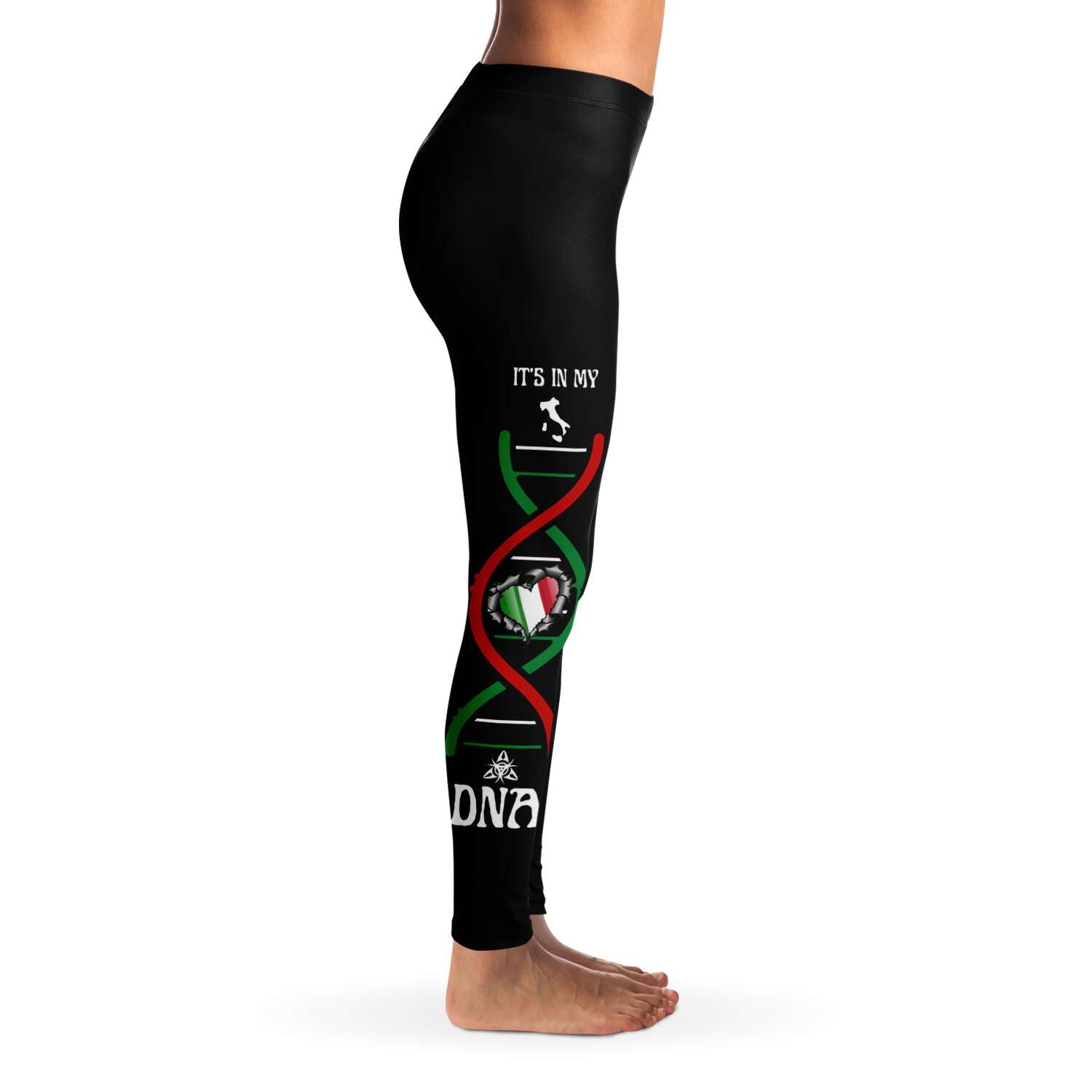 Italy DNA Flag Leggings