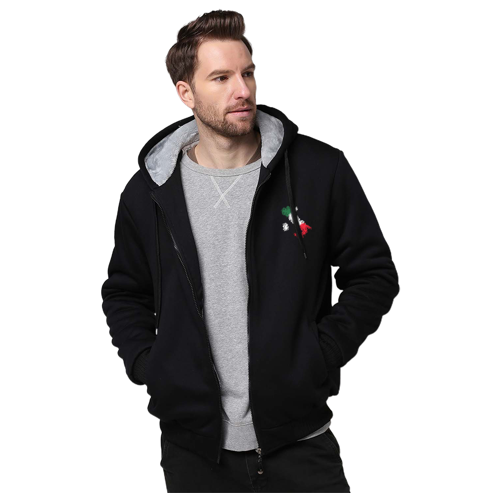 Italia Full Zip Warm Hoodie