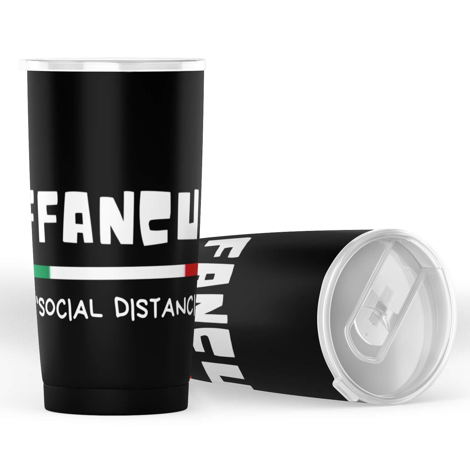 Vaffanculo I'm Social Distancing Tumbler