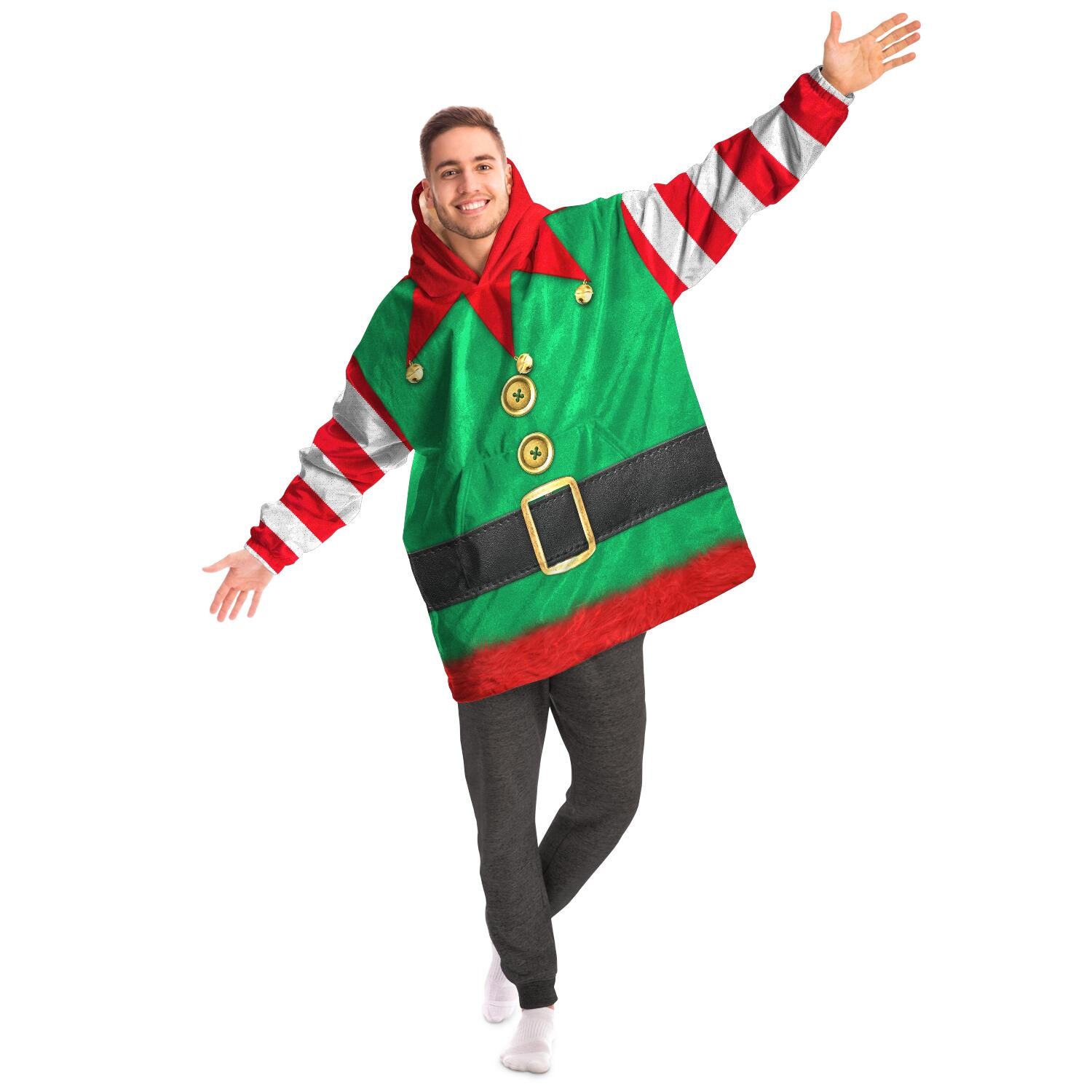 Santa's Elf Snug Hoodie AOP