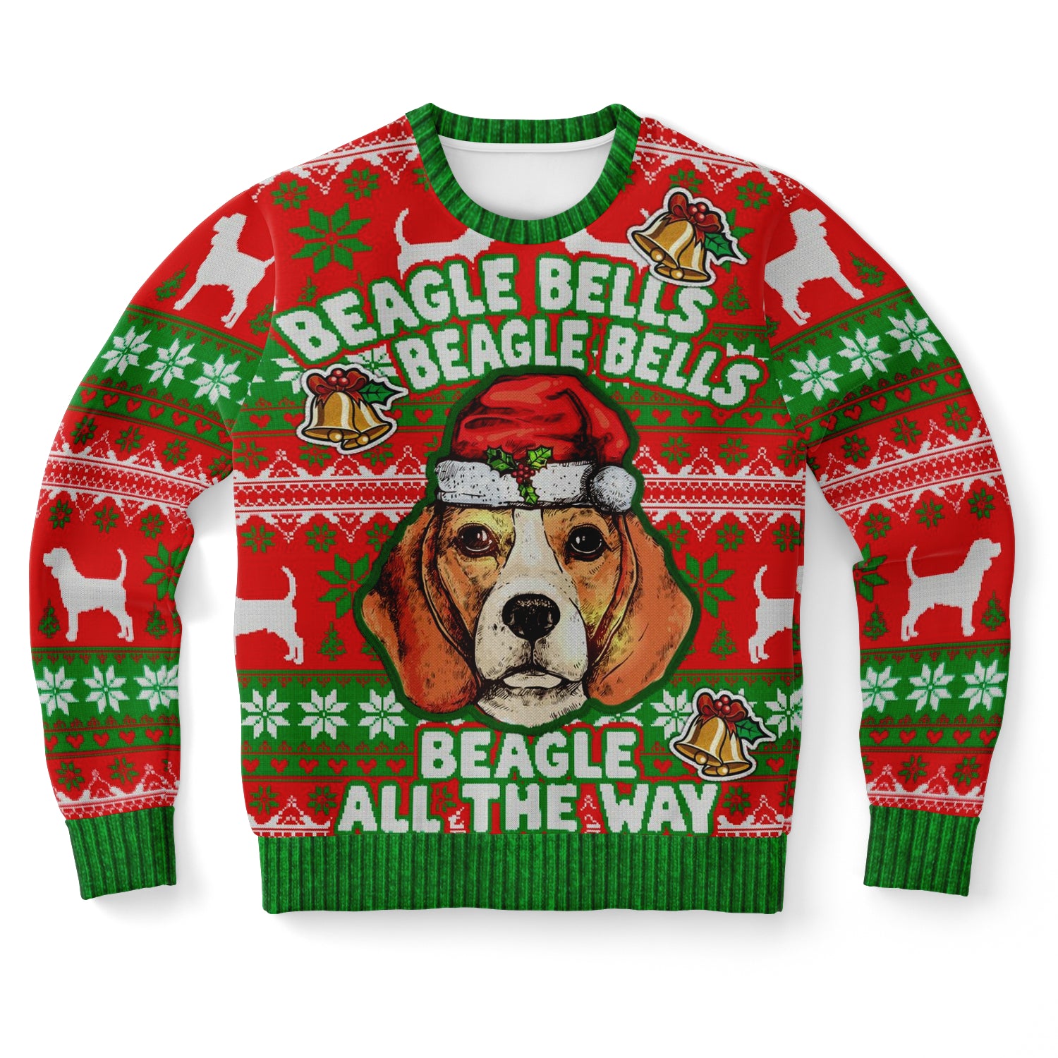 Beagle Bells Ugly Xmas Sweatshirt