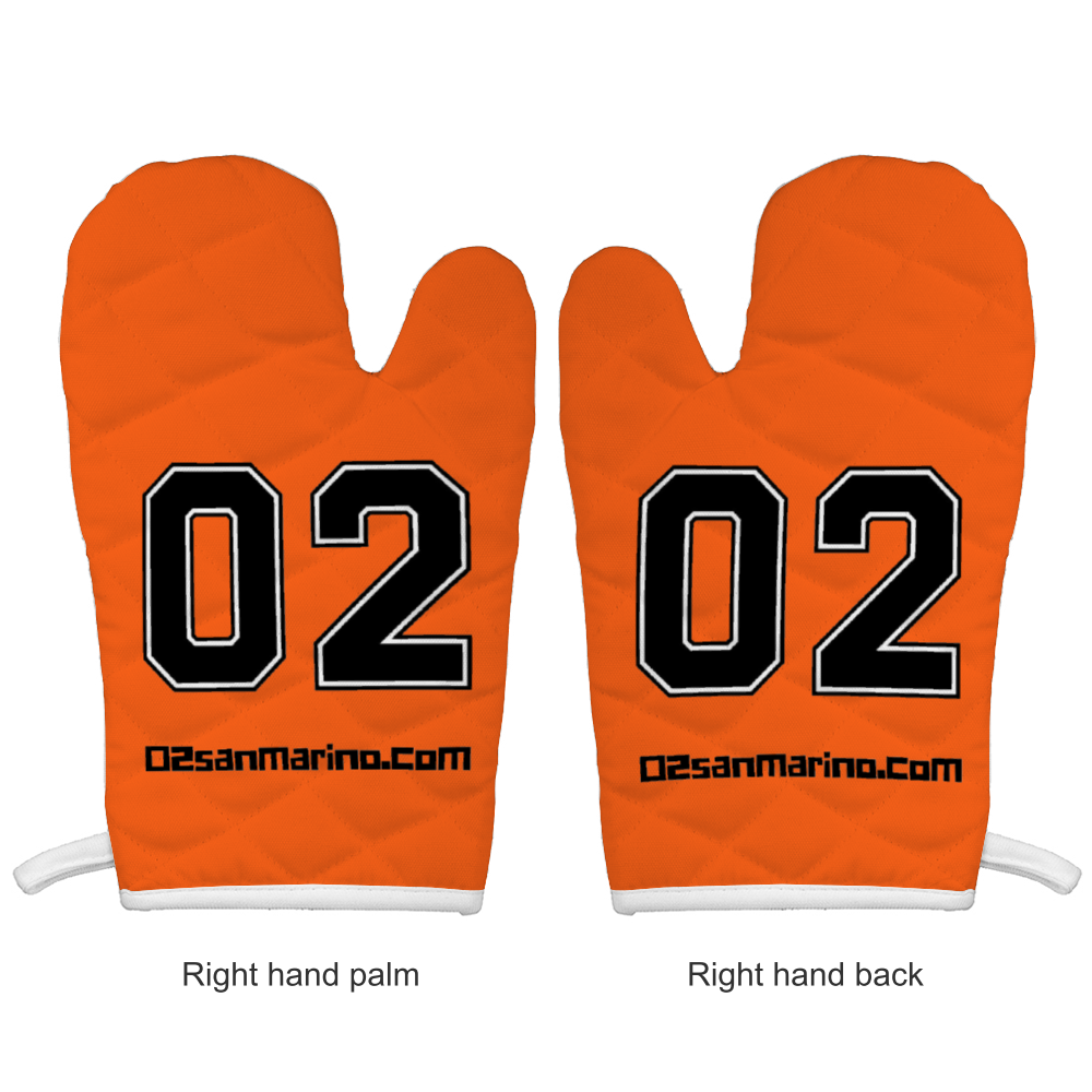 02 Insulated Gloves + Square Pads Anti-Scald