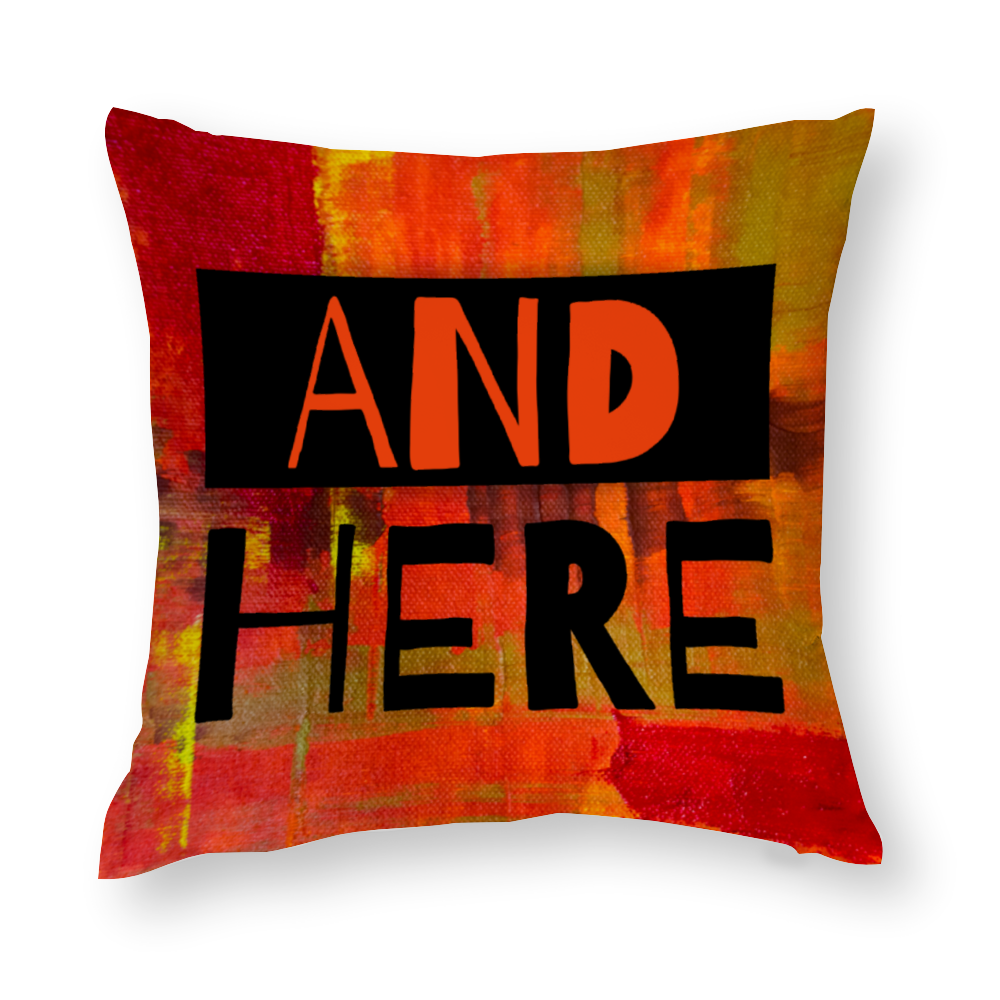 We Had Sex Here And There Paint Effect Polyster Cotton Throw Pillow Covers Set of 4