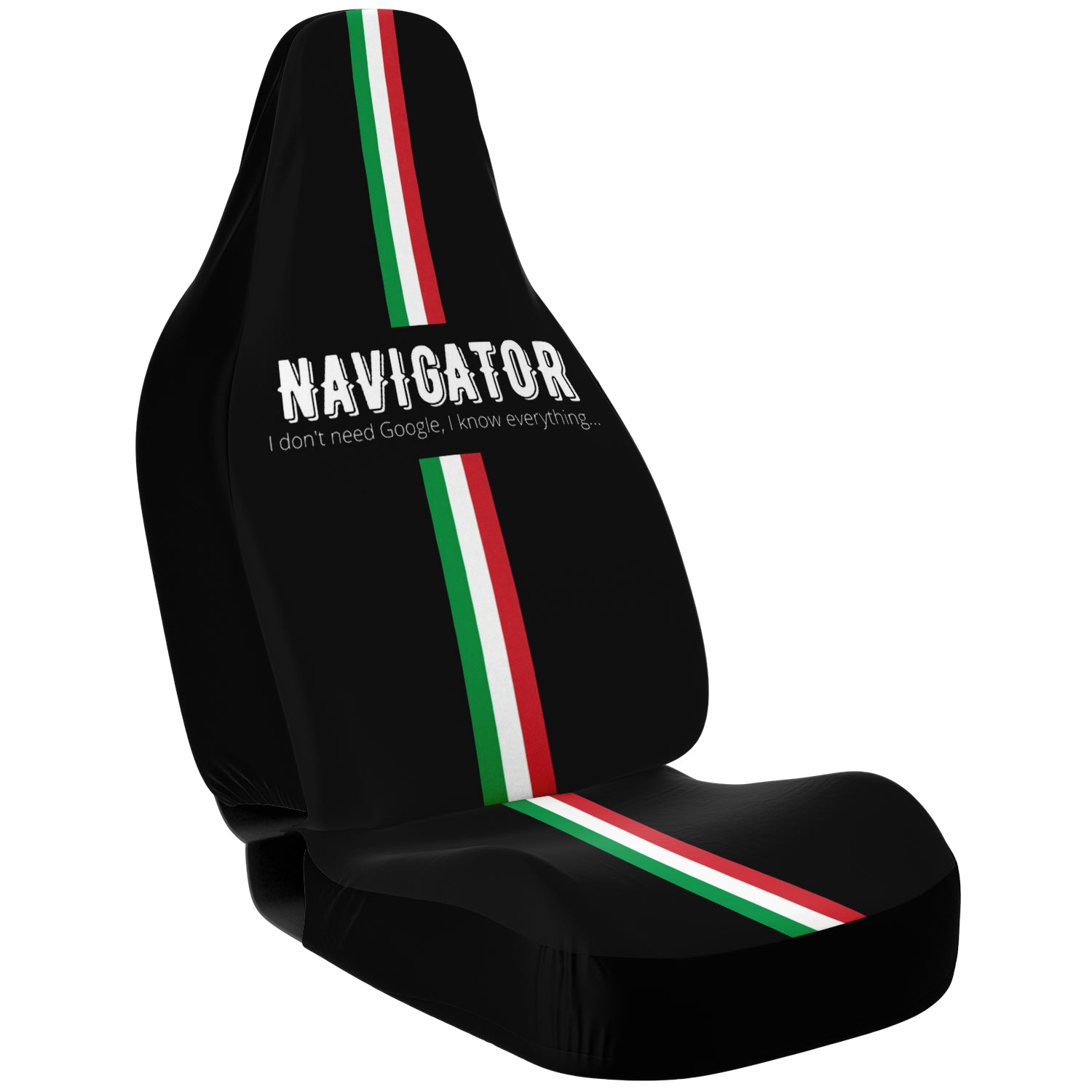 Funny Italia Driver/Navigator Car Seat Covers (Set of 2)