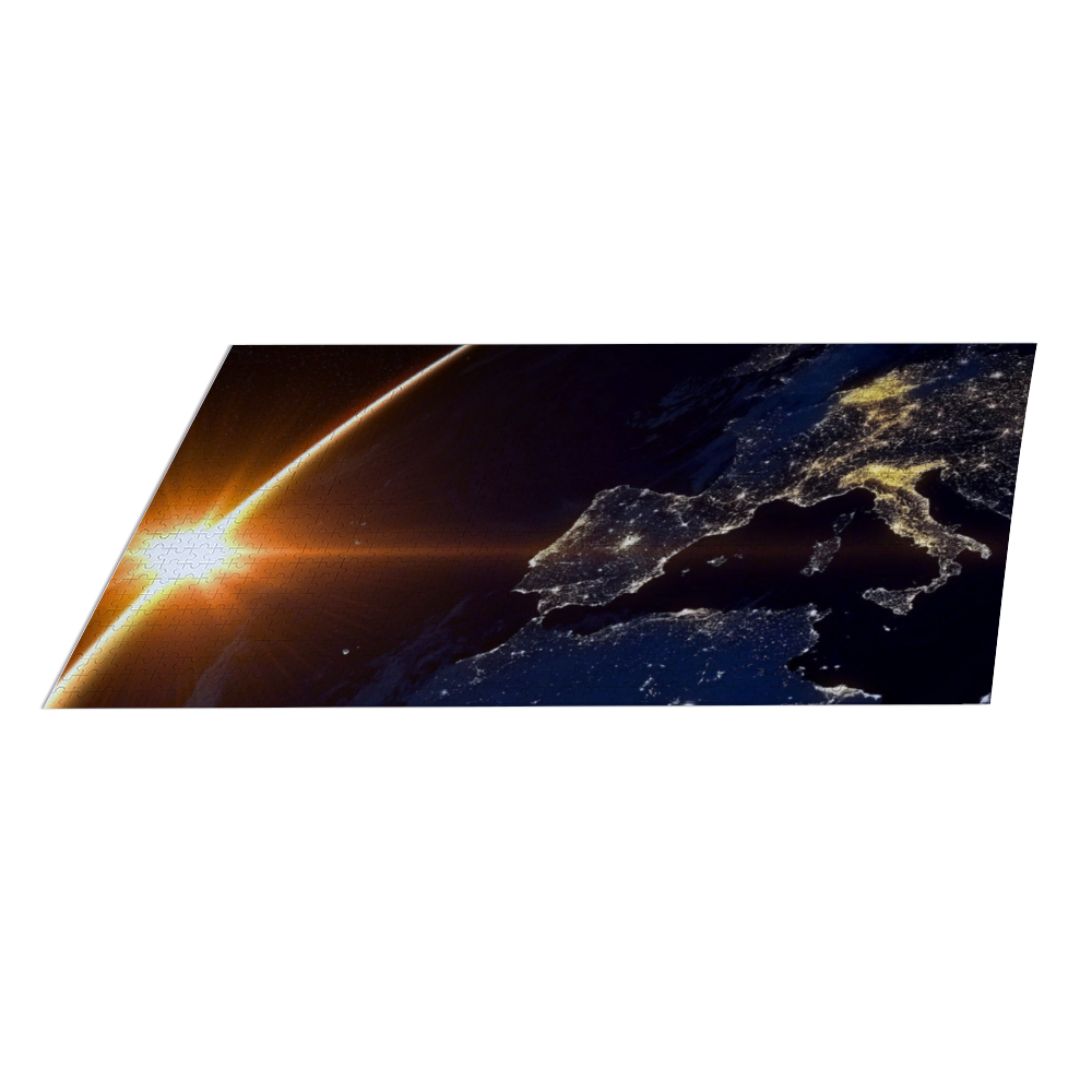Italy From Space Jigsaw Wooden Puzzle 1000 Pieces