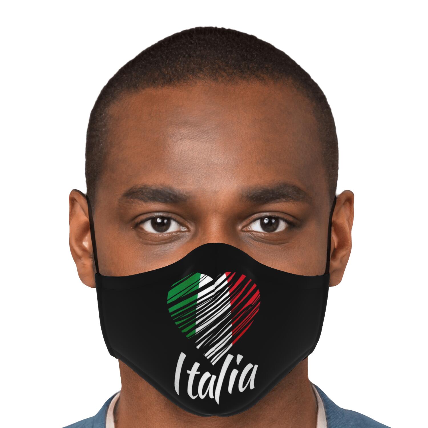 I Love Italy Custom Face Mask + 2 PM 2.5 Filters