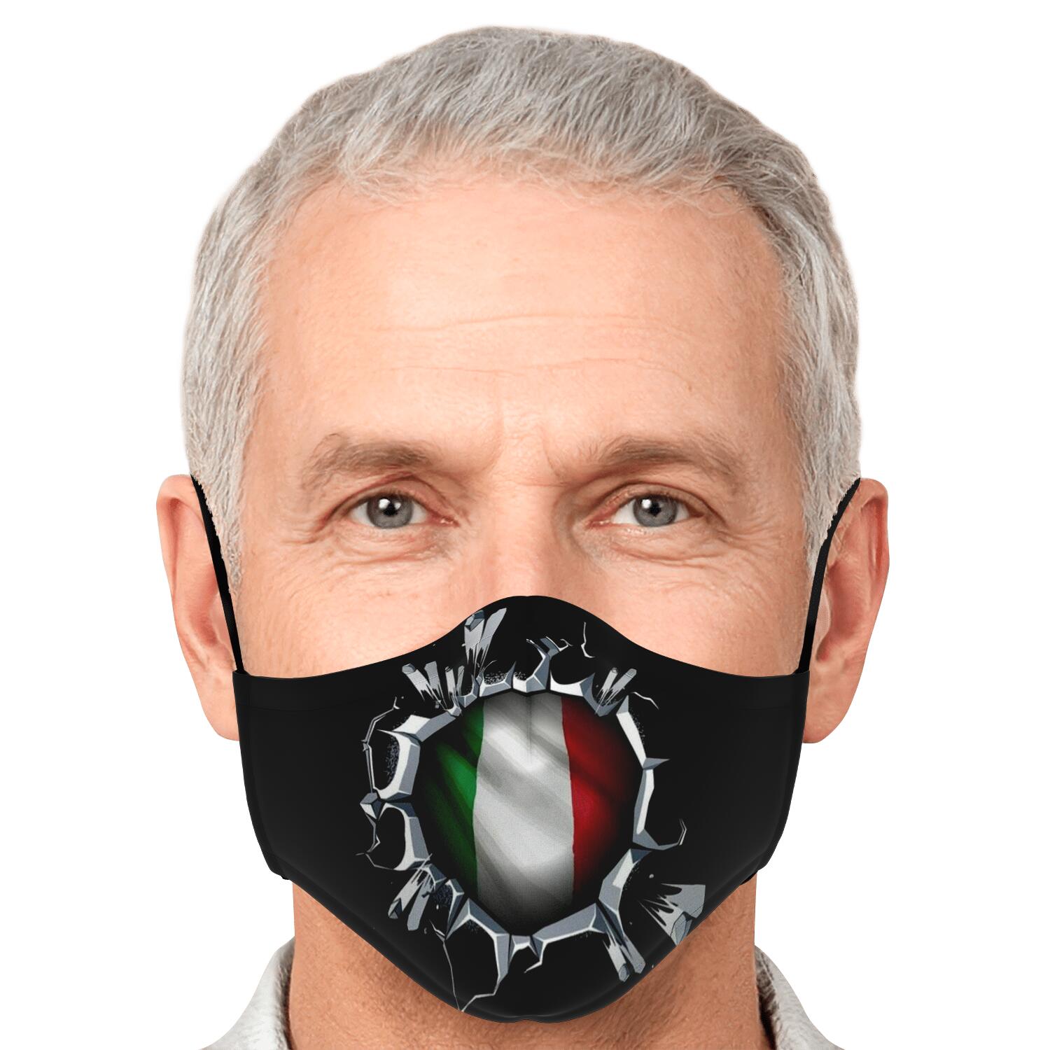 Italy Inside Custom Face Mask + 2 PM 2.5 Filters