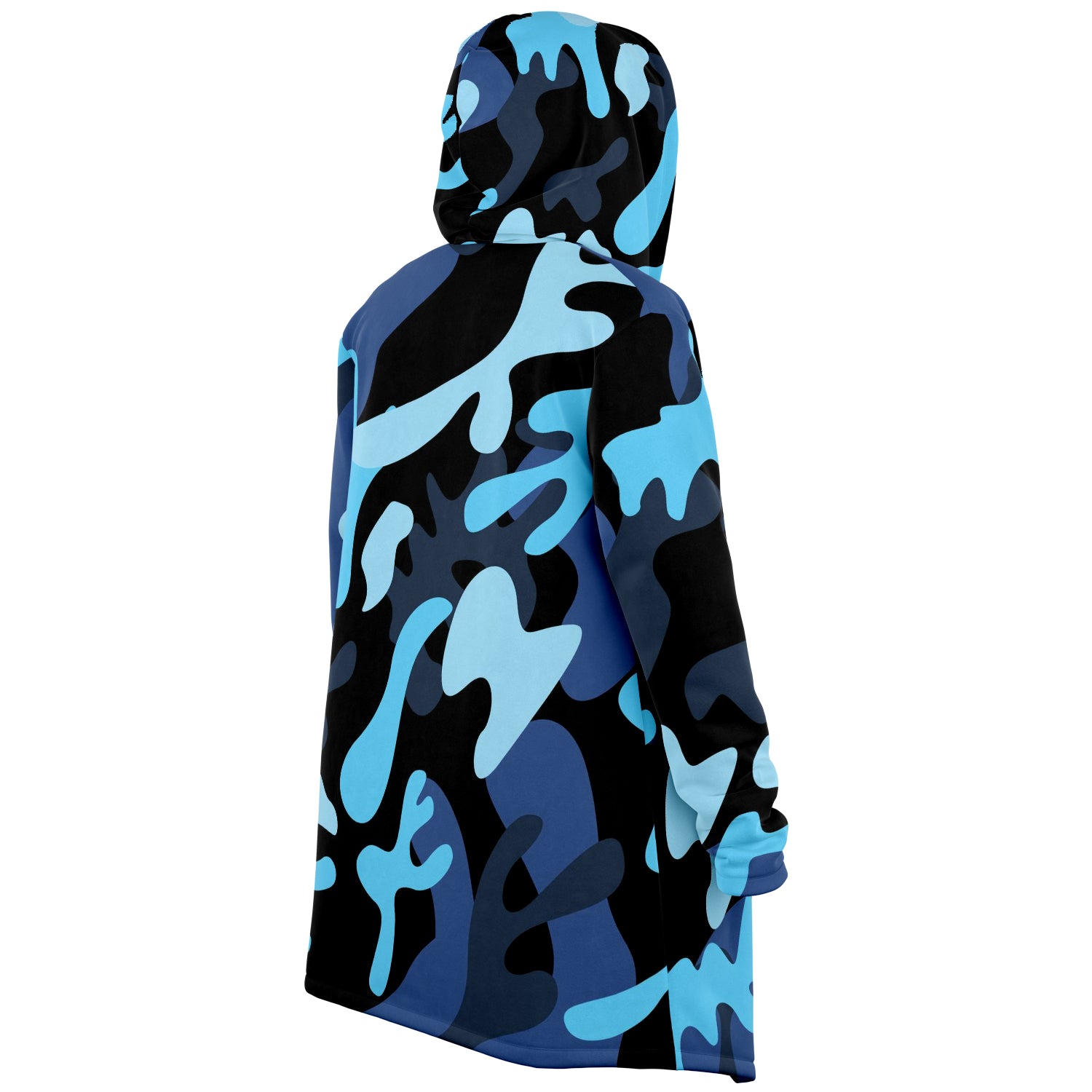 Italian Pride Blu Camo Microfleece Cloaks