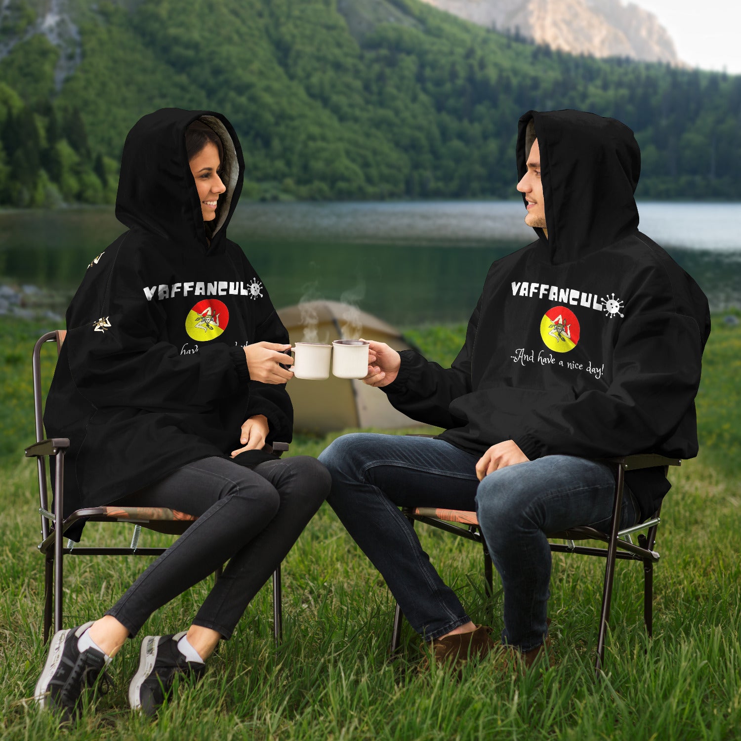 Vaffanculo And Have A Nice Day Sicilian Edition Snug Hoodie