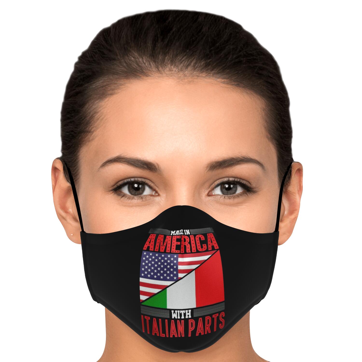 America Italian Parts Face Mask + 2 PM 2.5 Filters