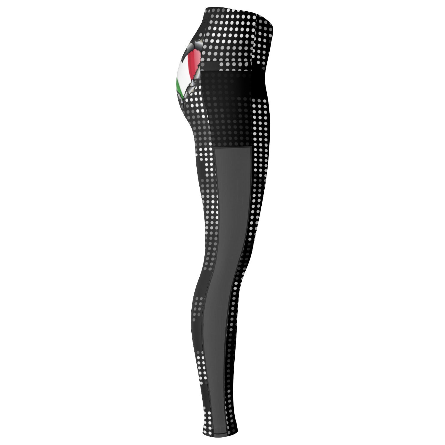 Italian Inside Carbon Fiber Camo Mesh Pocket Leggings