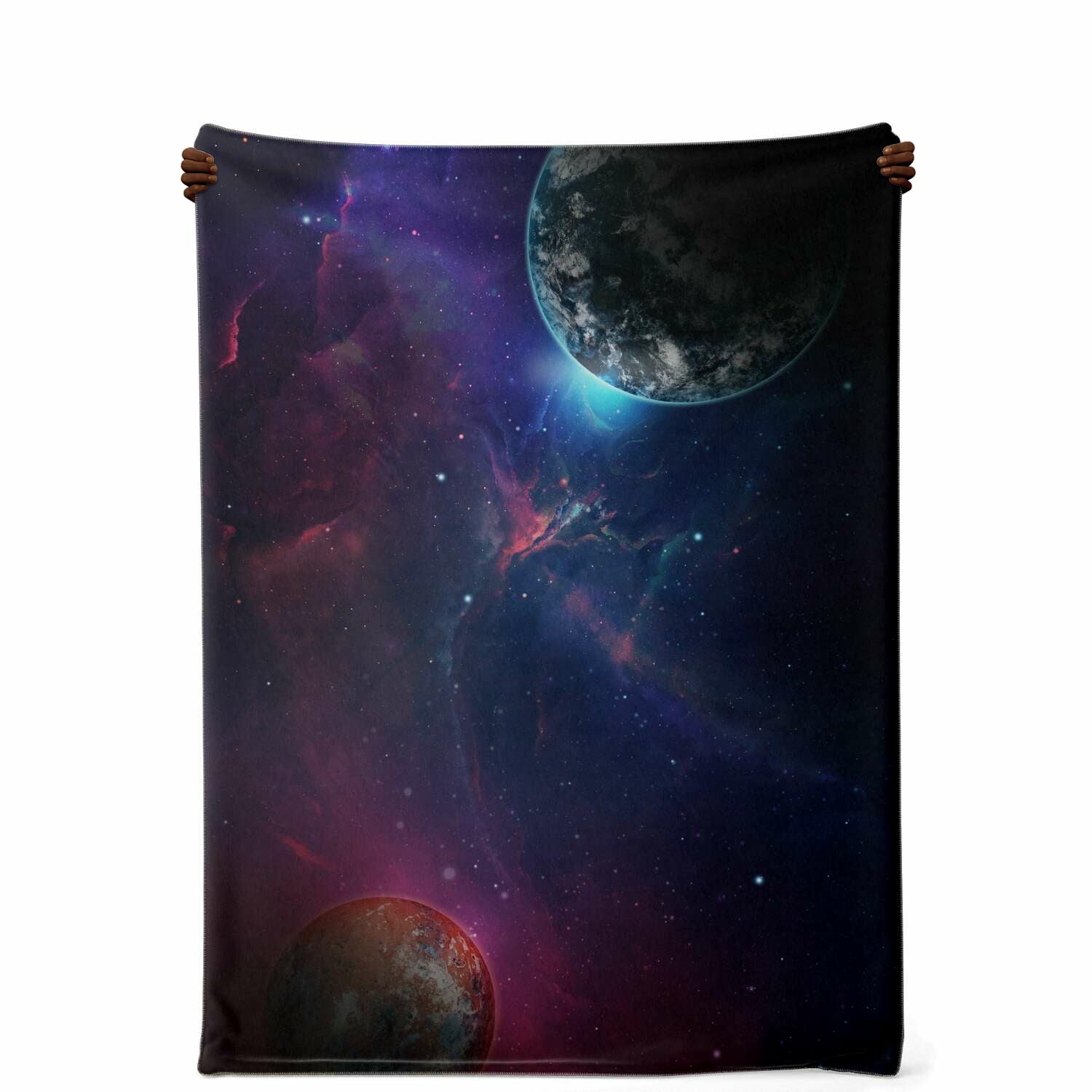 Space Galaxy Premium Microfleece Blanket