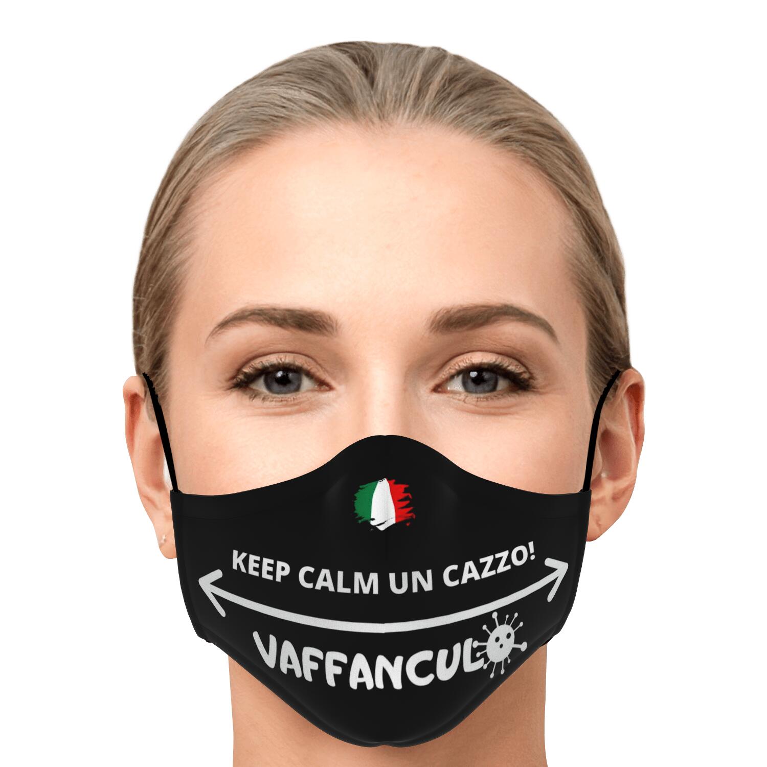 Keep Calm Un Cazzo! Face Mask + 2 PM 2.5 Filters