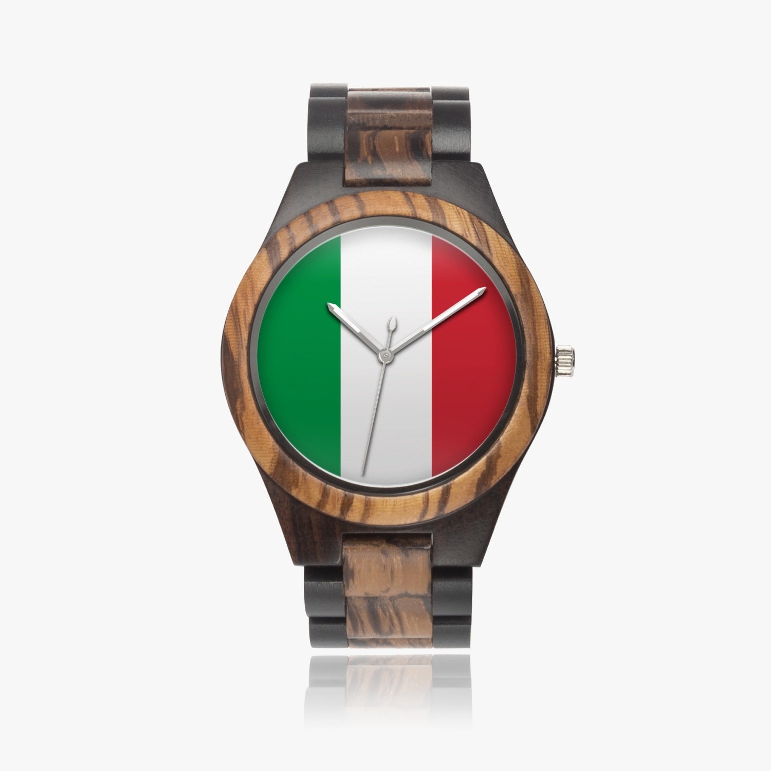 Italia Contrast Wooden Watch