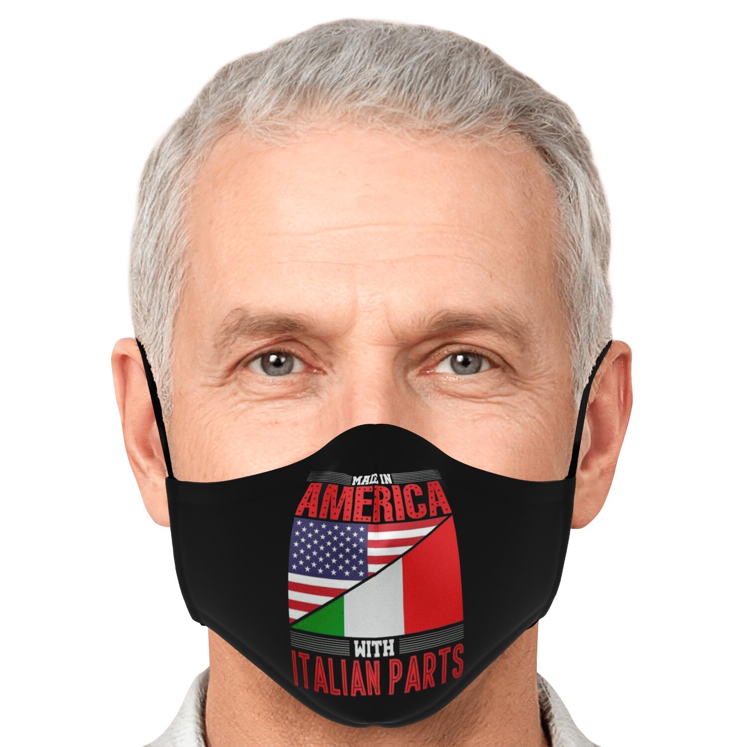 America Italian Parts Face Mask + 2 PM 2.5 Filters