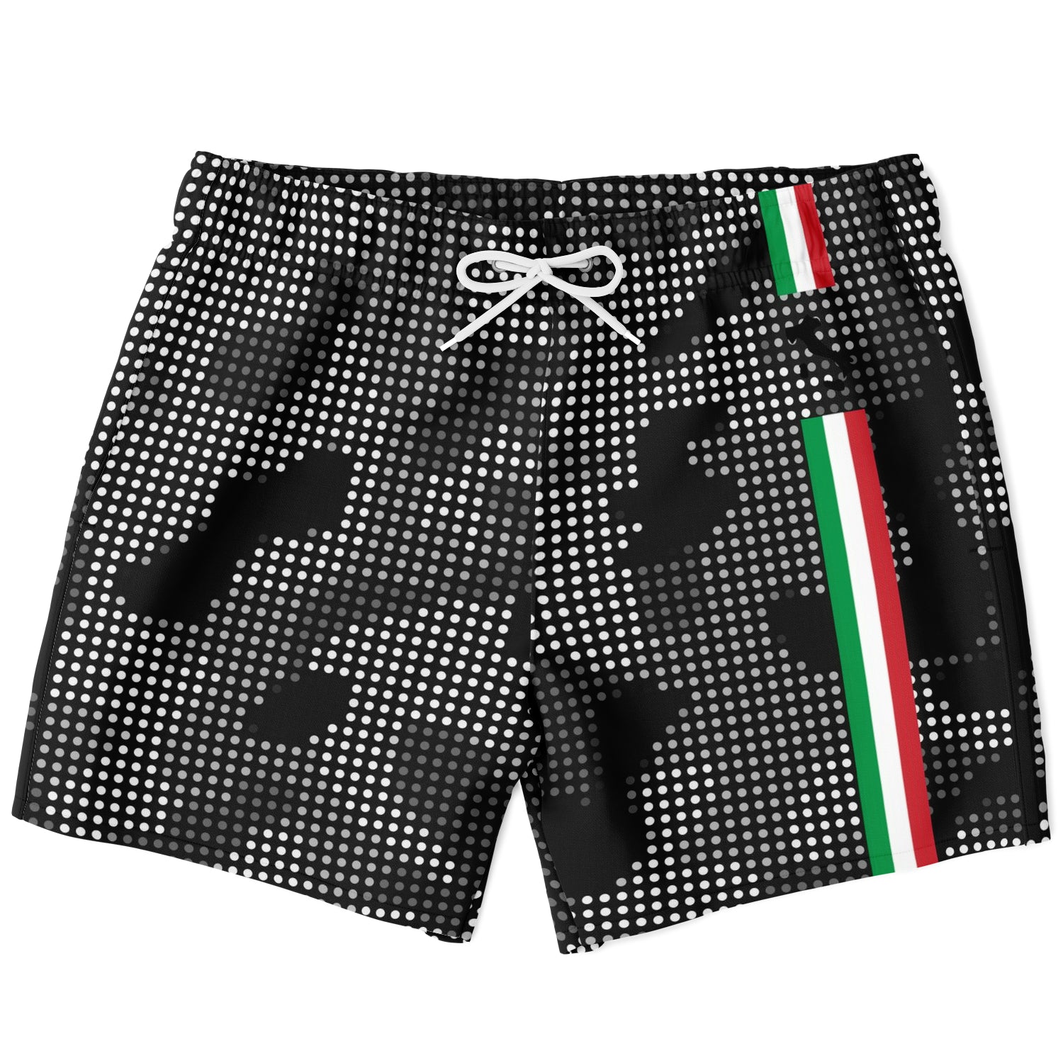 Italia Carbon Grey Swim Trunks Men