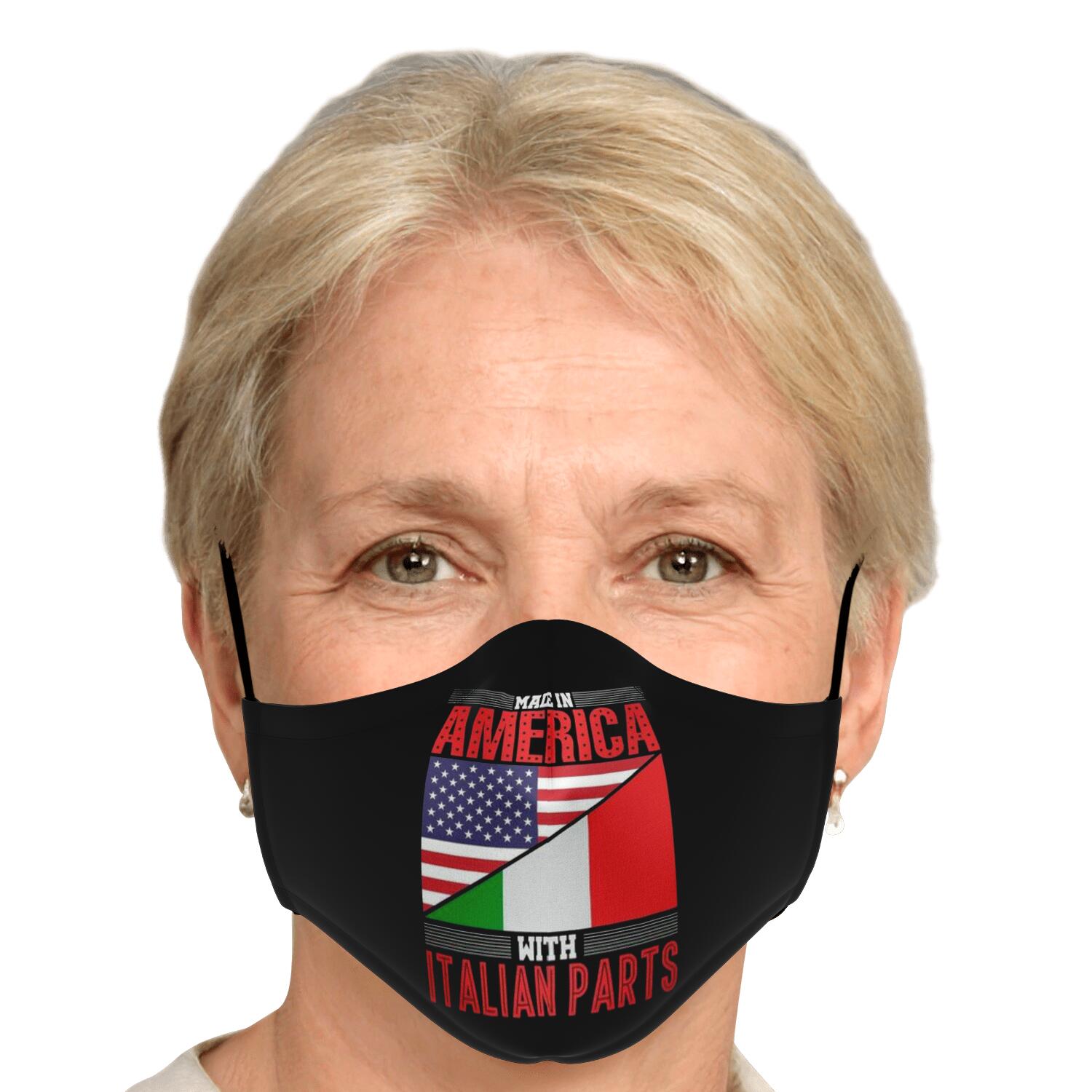 America Italian Parts Face Mask + 2 PM 2.5 Filters