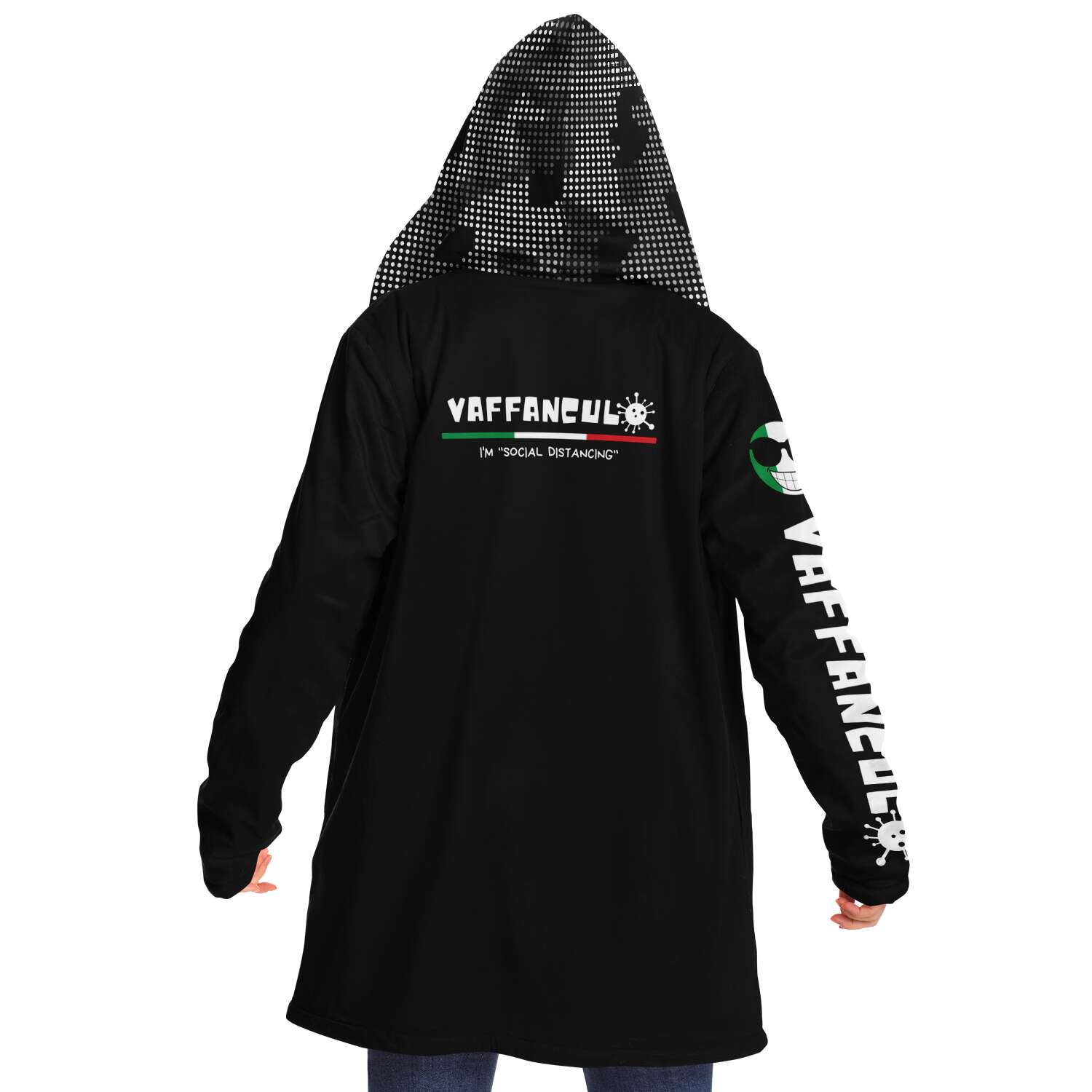Vaffanculo I'm Social Distancing Microfleece Cloak