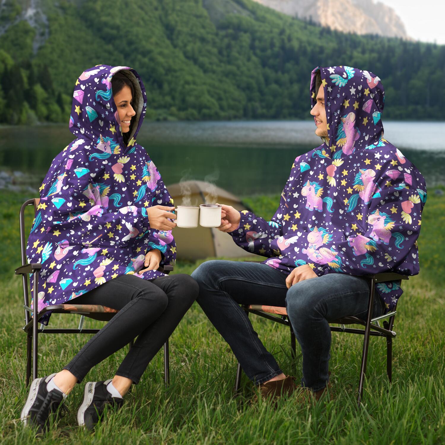 Space Unicorn Snug Hoodie AOP