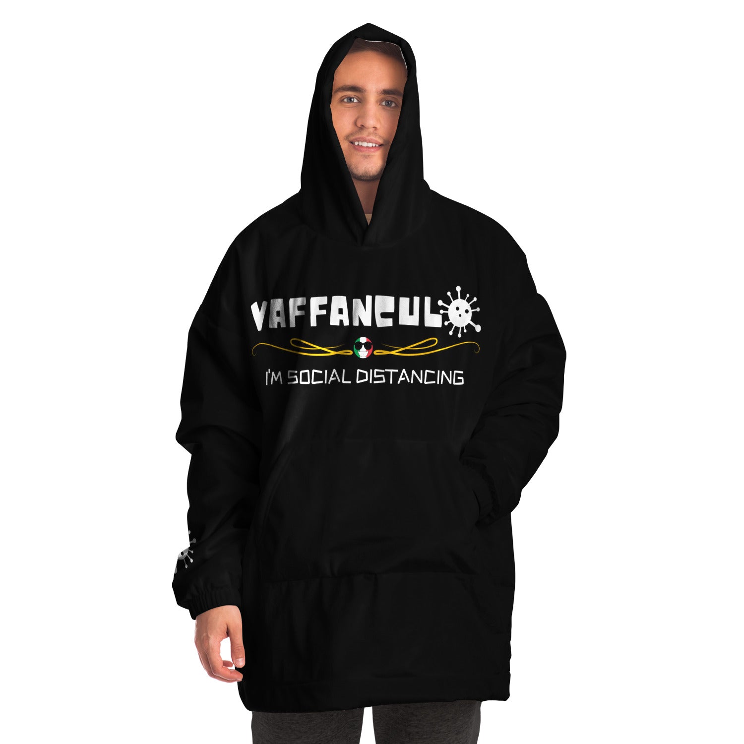 Vaffanculo I'm Social Distancing Snug Hoodie