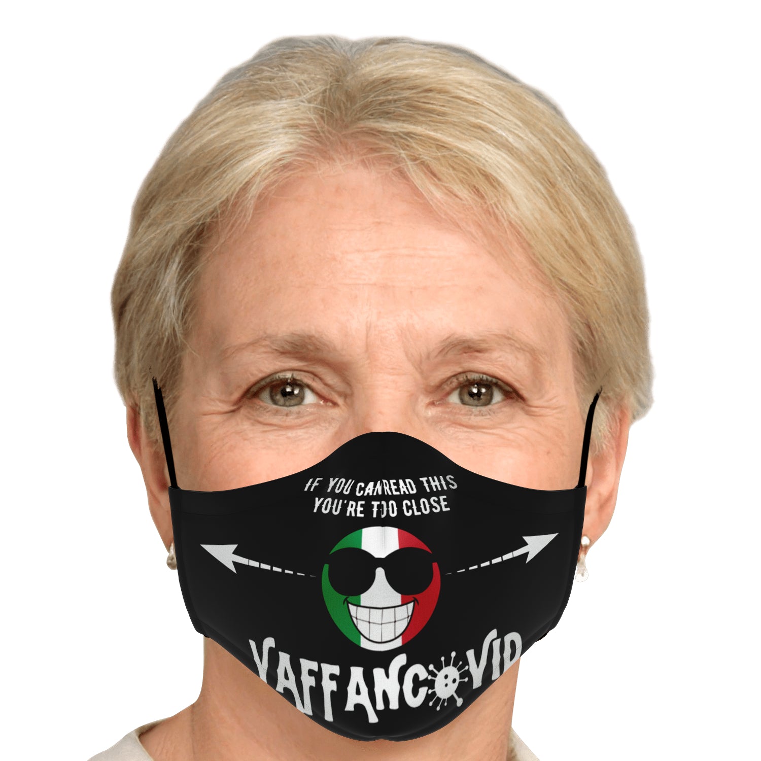 Vaffancovid You're Too Close Face Mask + 2 PM 2.5 Filters