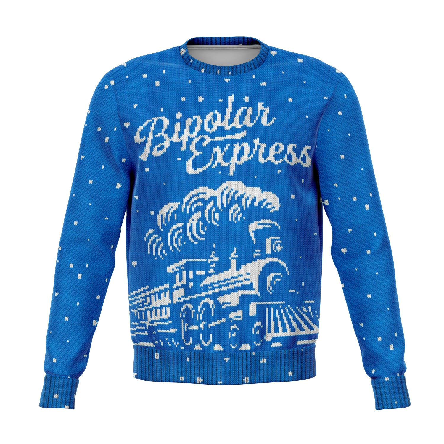 Bipolar Express Ugly Xmas Sweatshirt