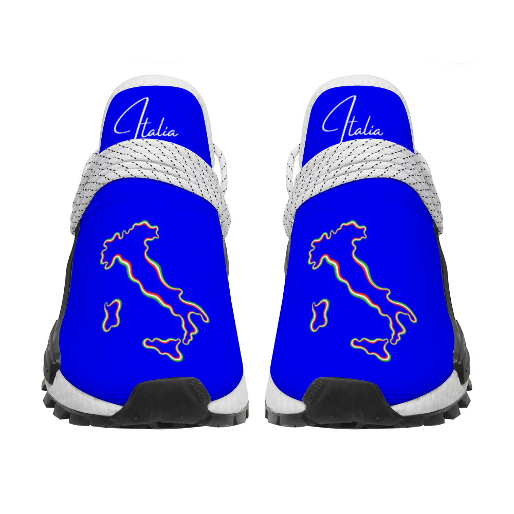 Italia Flag Map Breathable Non-Slip Sports Shoes