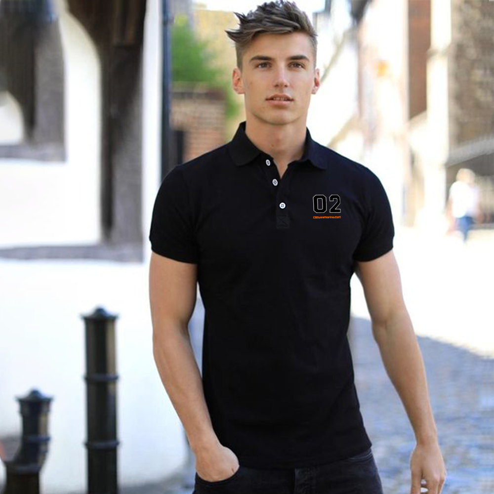 02 Men Polo Shirt Short Sleeve