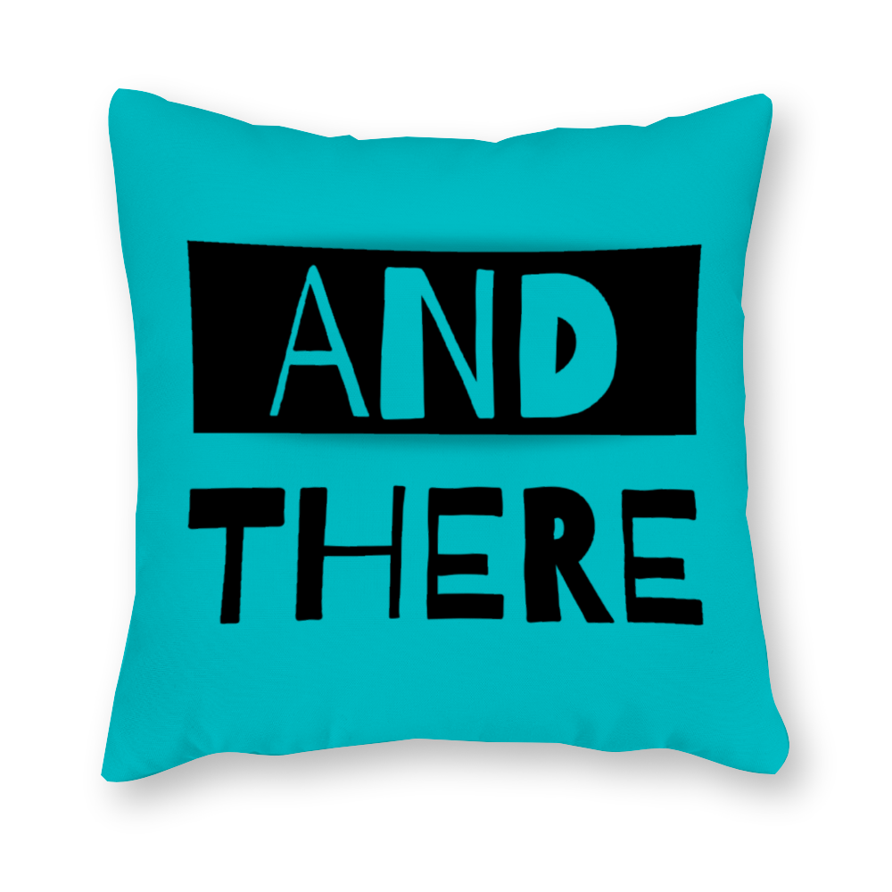 We Had Sex Here And There Single-Sided Printing Funny Turquoise Canvas Pillowcase Set of 4