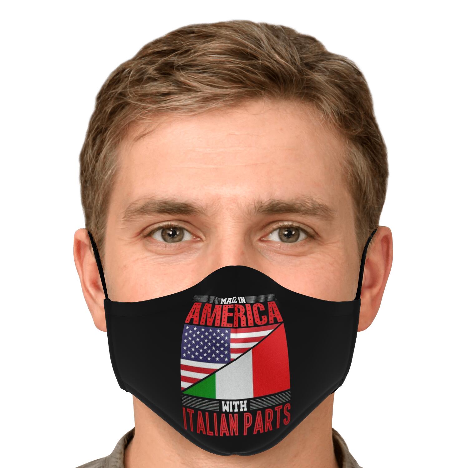 America Italian Parts Face Mask + 2 PM 2.5 Filters