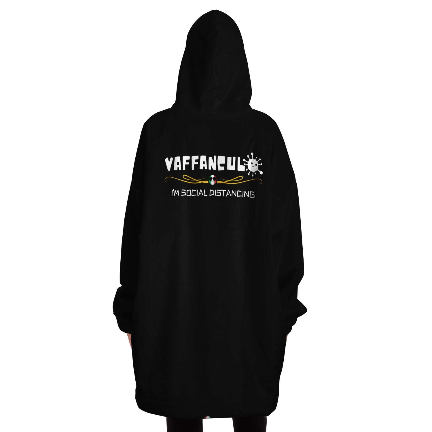 Vaffanculo I'm Social Distancing Snug Hoodie