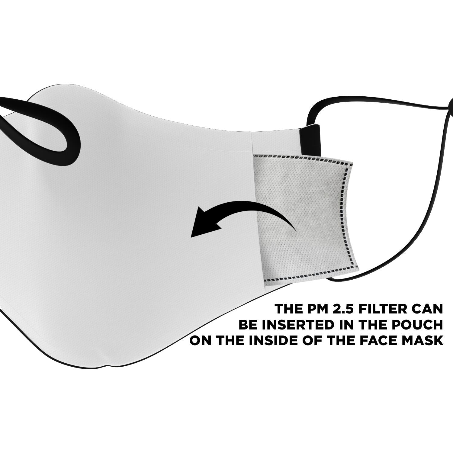 2020 Mid-Finger Face Mask + 2 PM 2.5 Filters