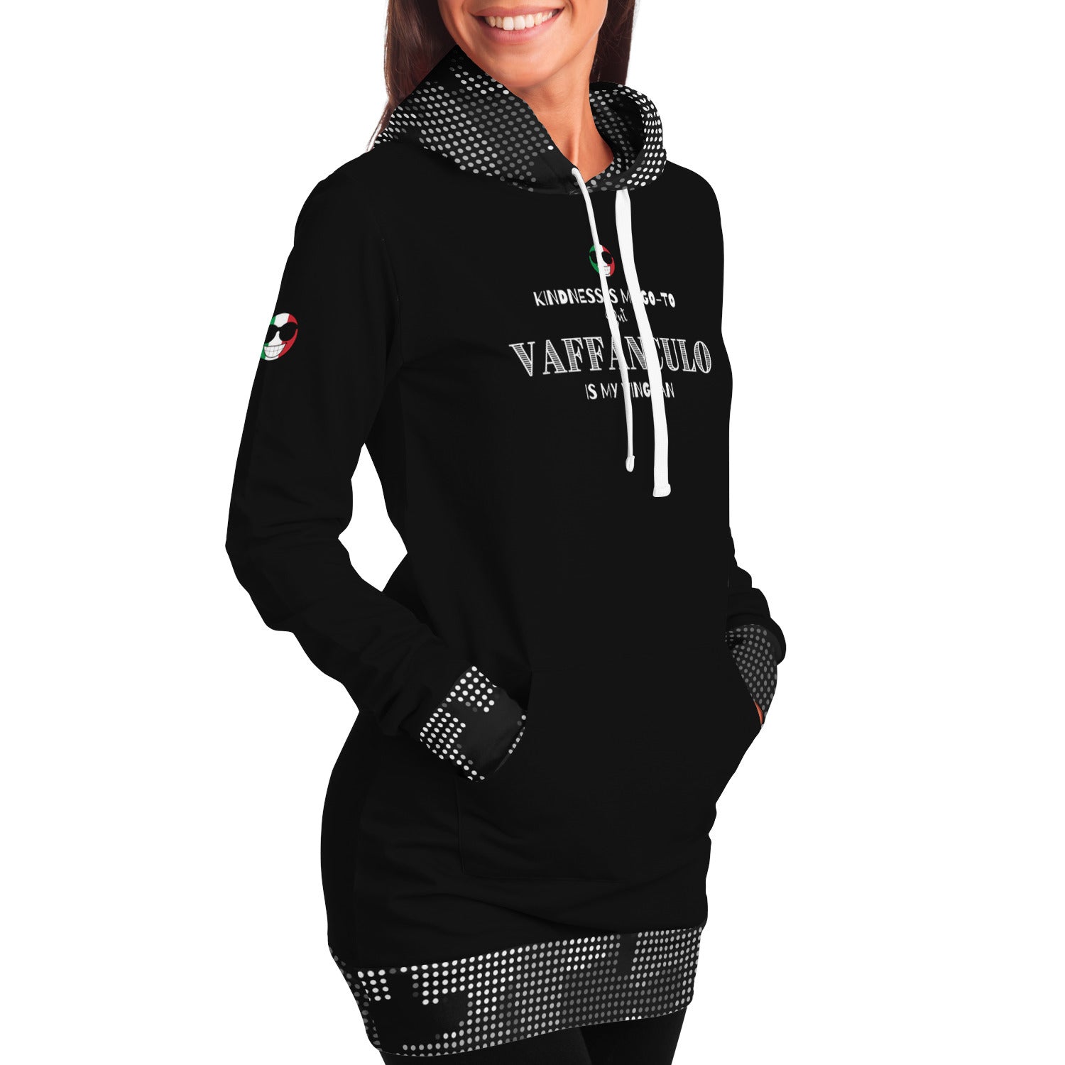 Vaffanculo Is My Wingman Hoodie Dress