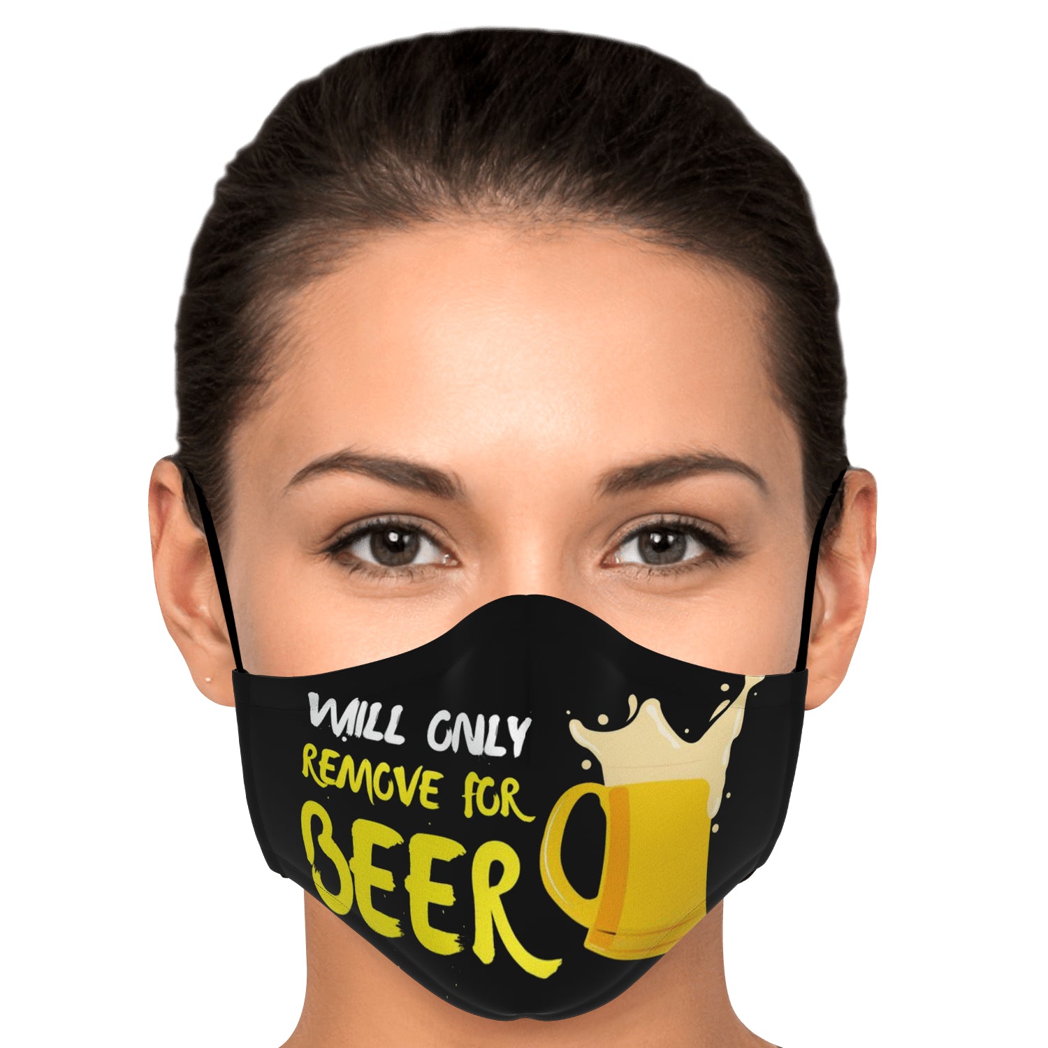 Will Only Remove For Beer Face Mask + 2 PM 2.5 Filters