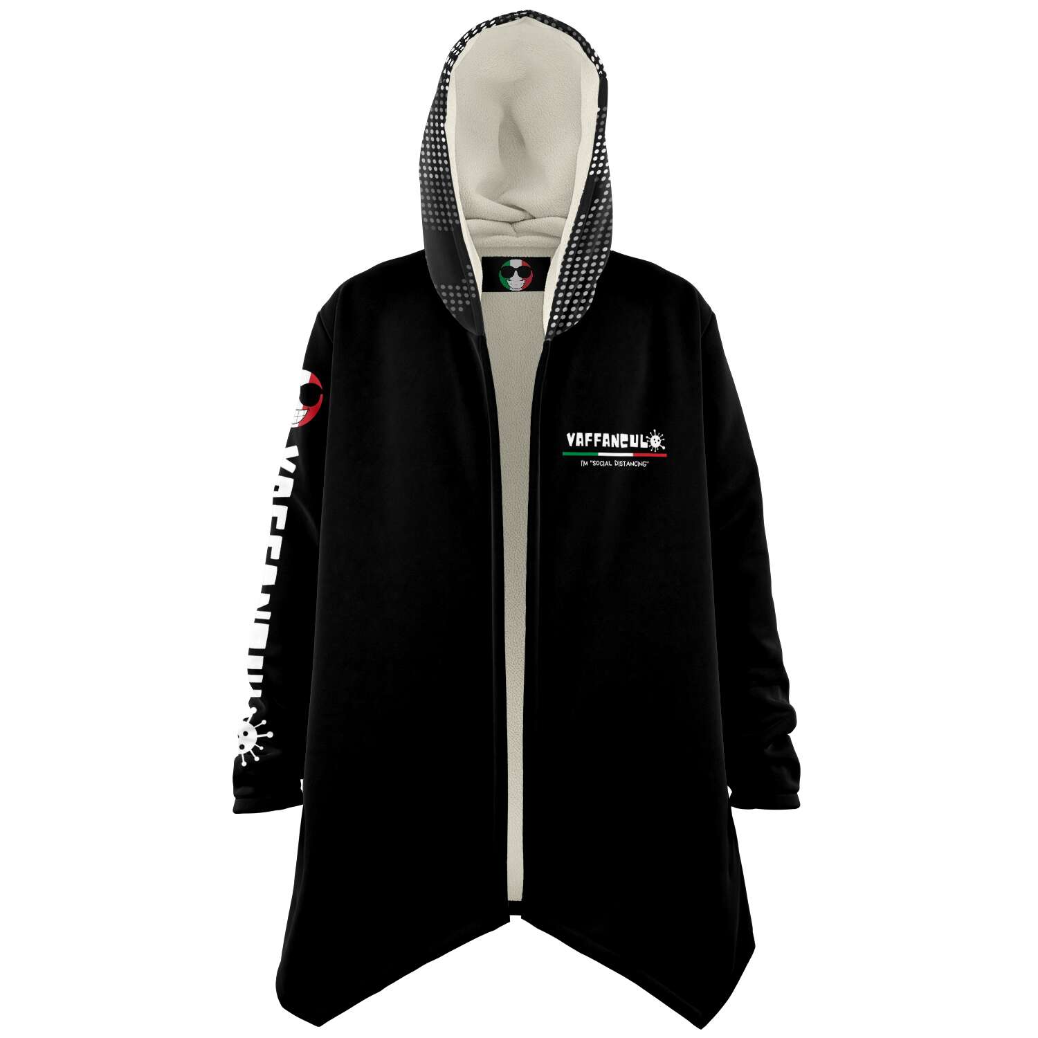Vaffanculo I'm Social Distancing Microfleece Cloak