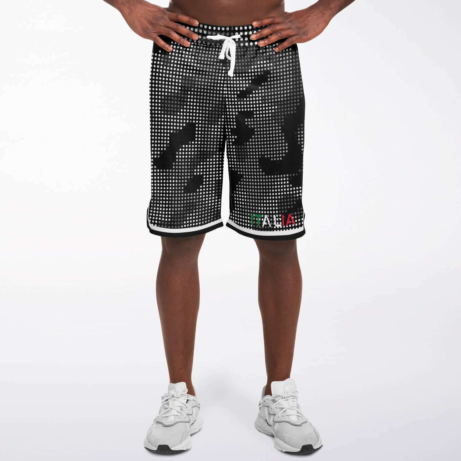 Italia Carbon Fiber Camo Basketball Shorts