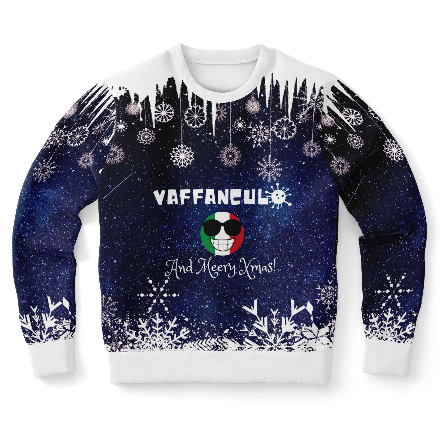 Vaffanculo Galaxy Ugly Xmas Sweatshirt