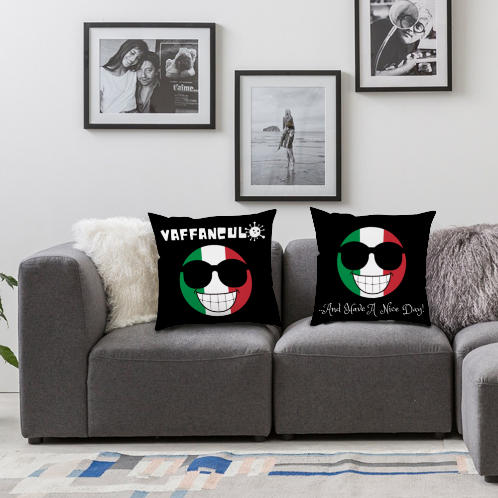 Vaffanculo And Have A Nice Day! Pillow Covers Set of 2