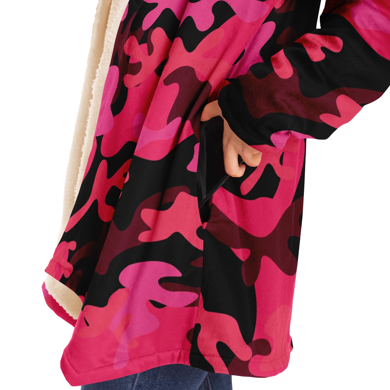 Italian Pride Pink Camo Cloak