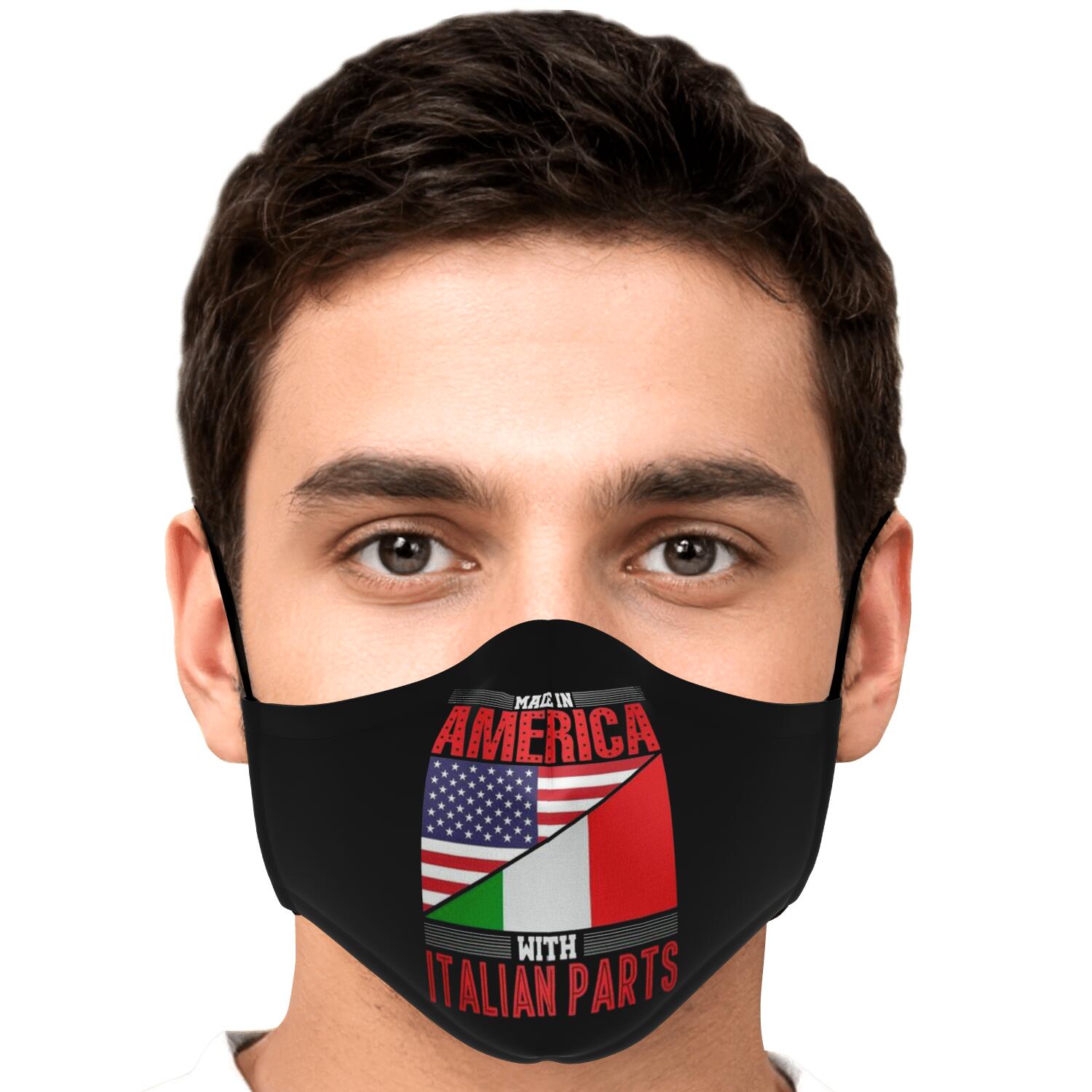 America Italian Parts Face Mask + 2 PM 2.5 Filters