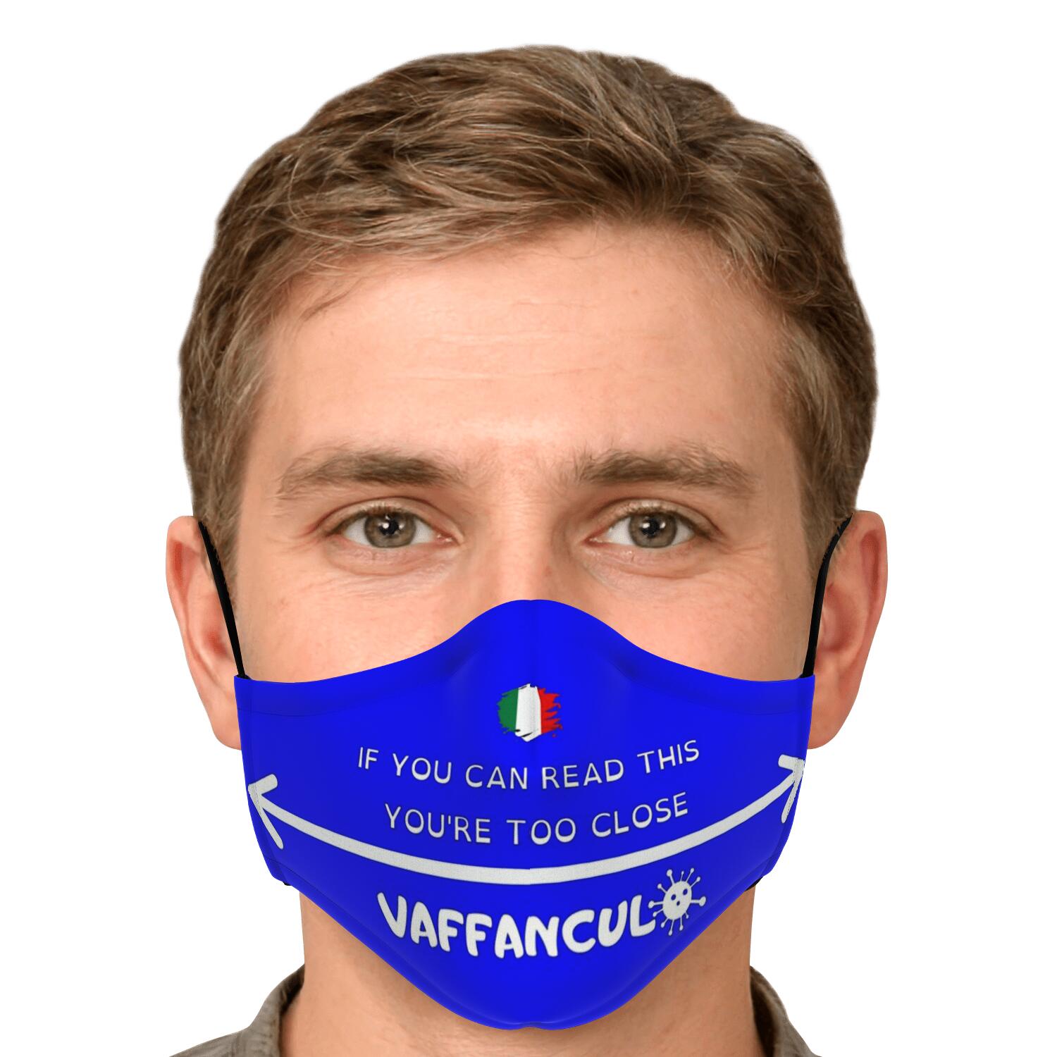 Vaffanculo You're Too Close Face Mask + 2 PM 2.5 Filters